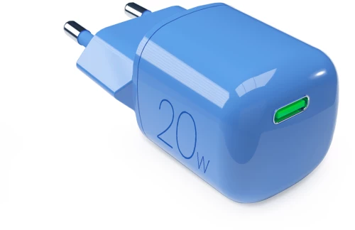 Puro 20W GaN USB-C Wall Charger - Blue