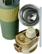 Φορητό παγούρι-θερμός - CF8235 - 600ml - 882393 - Grey/Green 882393_gg