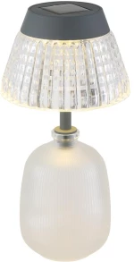 Solar light glass satined, 10x LED - 36536A