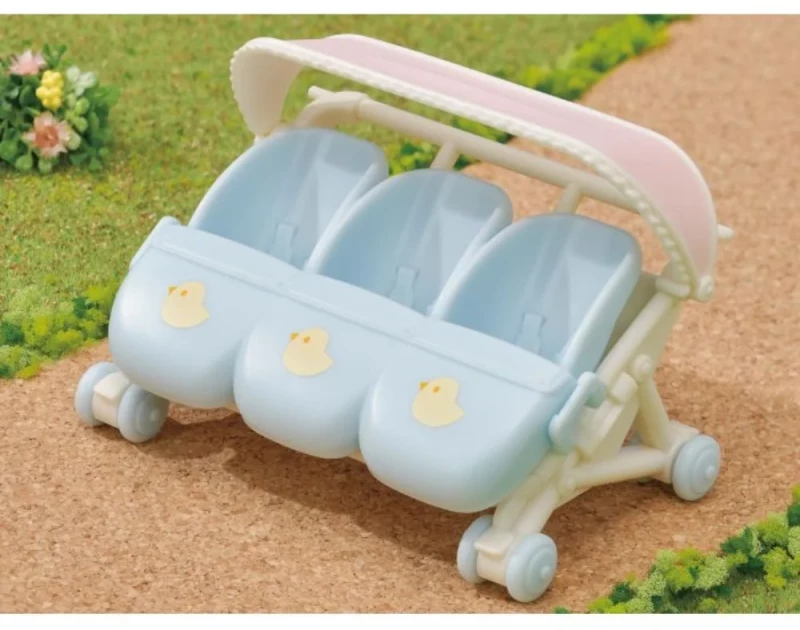 Sylvanian Families Καρότσι για Τρίδυμα