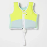 SUNNYLiFE Παιδικό Γιλέκο Κολύμβησης Salty the Shark Aqua Neon Yellow