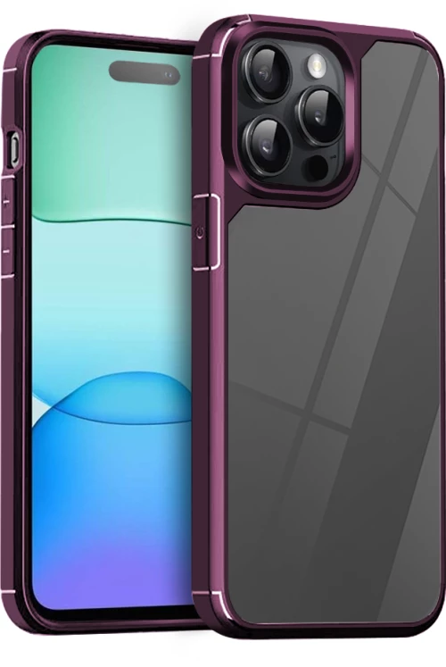 TechWave Color Shield case for Apple iPhone 14 Pro Max burgundy