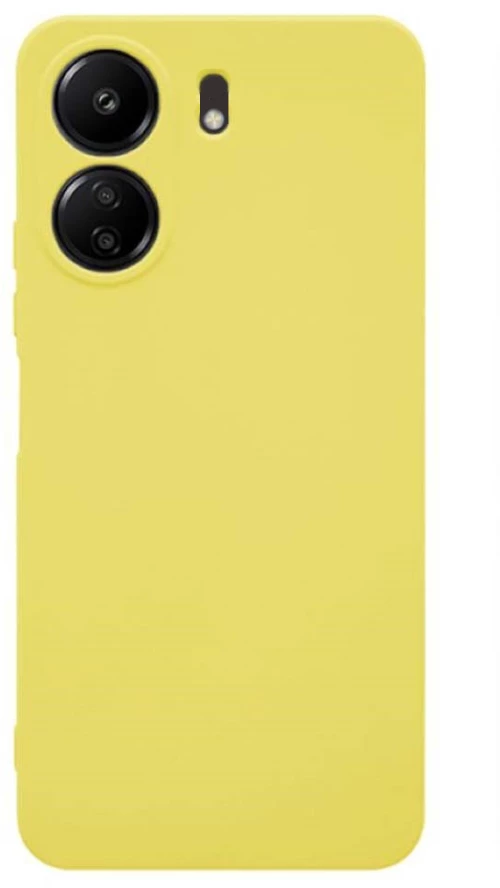 TechWave Soft Silicone case for Xiaomi Redmi 13C yellow