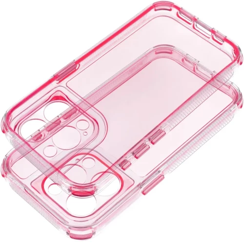 TechWave CrystalGuard case for Apple iPhone 15 Pro pink