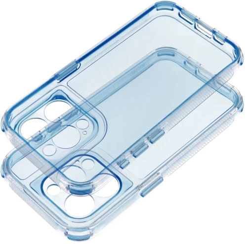 TechWave CrystalGuard case for Apple iPhone 15 Pro blue