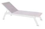 Kerr Ξαπλώστρα Λευκό Textilene Beige