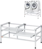 Βάση βάσης πλυντηρίου ρούχων VEVOR 48,5x25 ιντσών 590 LB με διπλό δίσκο