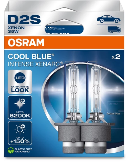 Λάμπες Osram Xenarc Cool Blue Intense D2S 35W 6200K 2τμχ - 66240CBN-2HB 66240CBN2HB