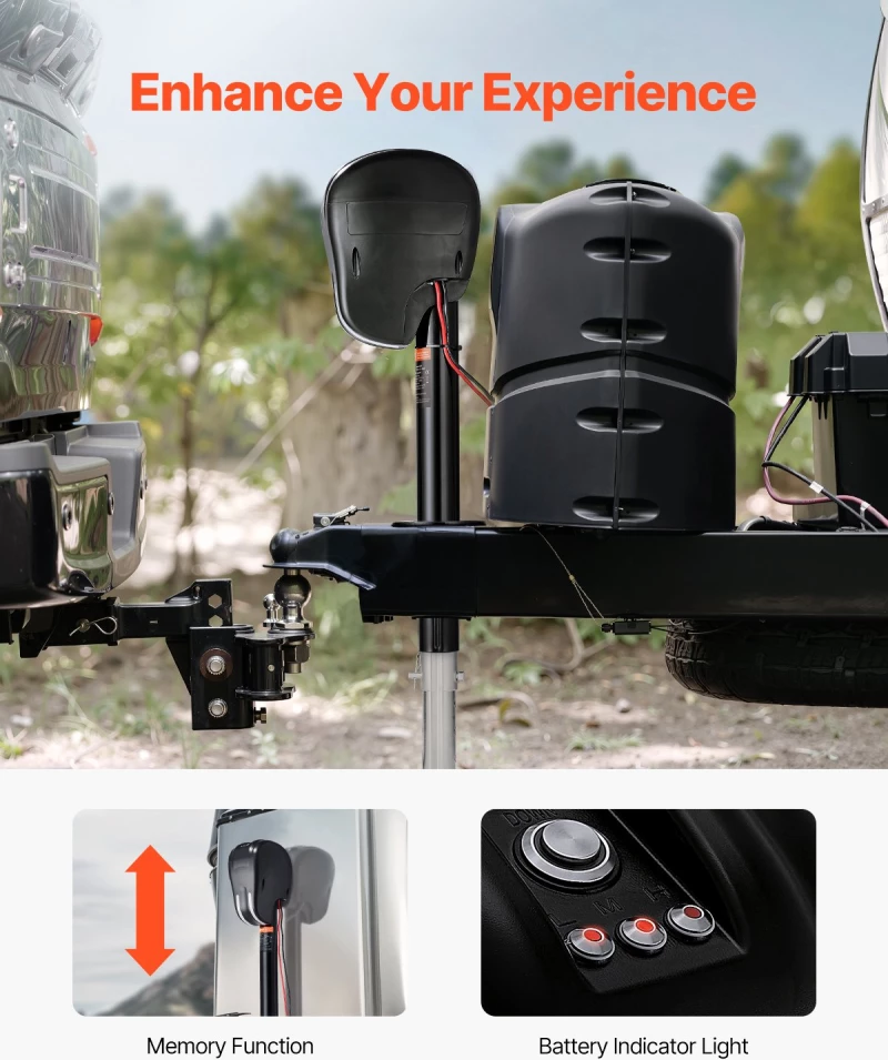 VEVOR Electric Trailer Jack 3500 lbs Power Tongue Jack for RV Trailer & Camper