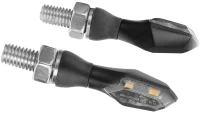 ΦΛΑΣ MOTO NIX 12V LED SMD 42x13mm ΜΑΥΡΟ LAMPA - 2 τεμ.