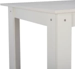 ΤΡΑΠΕΖΙ ΚΟΥΖΙΝΑΣ KELVIN 140x80x77Υεκ. ΛΕΥΚΟ HM2429.03 (1 τεμ.)