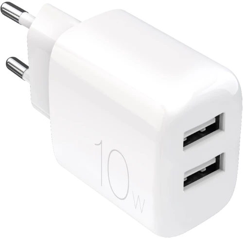 Puro PROLITE 10W 2x USB-A Wall Charger - White