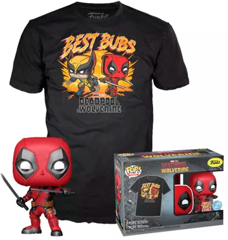 Set figure POP & Tee Marvel Deadpool & Wolverine S