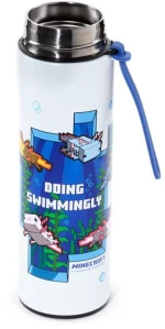 Minecraft Axolotl thermos stainless steel bottle thermometer 450ml