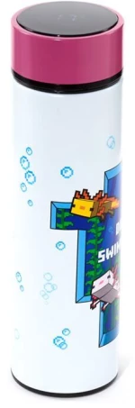 Minecraft Axolotl thermos stainless steel bottle thermometer 450ml