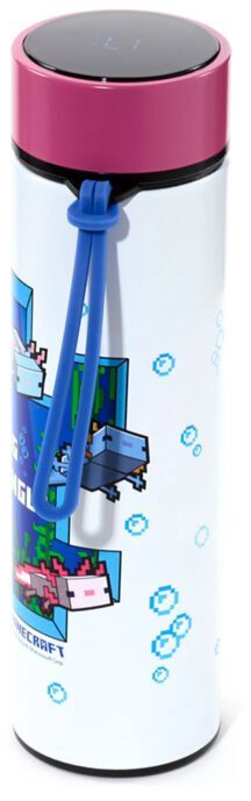 Minecraft Axolotl thermos stainless steel bottle thermometer 450ml