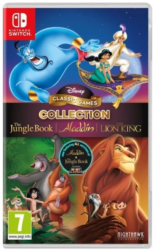 Disney Classic Games Collection: The Jungle Book, Aladdin, & The Lion King / Nintendo Switch