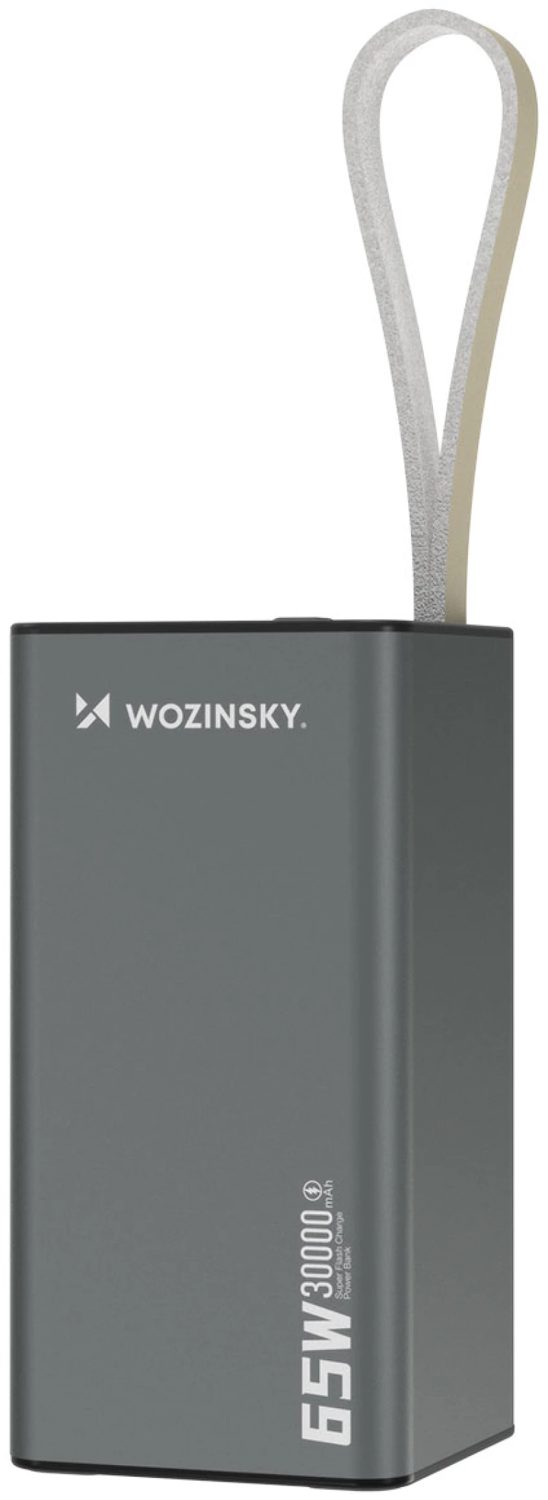 Powerbank Wozinsky K65+ 65W 30000mAh 2x USB-C, 1x USB-A 65W - black