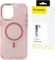 Wozinsky Glitter Case with Mag Safe for Samsung Galaxy S25+ - Pink with Glitter