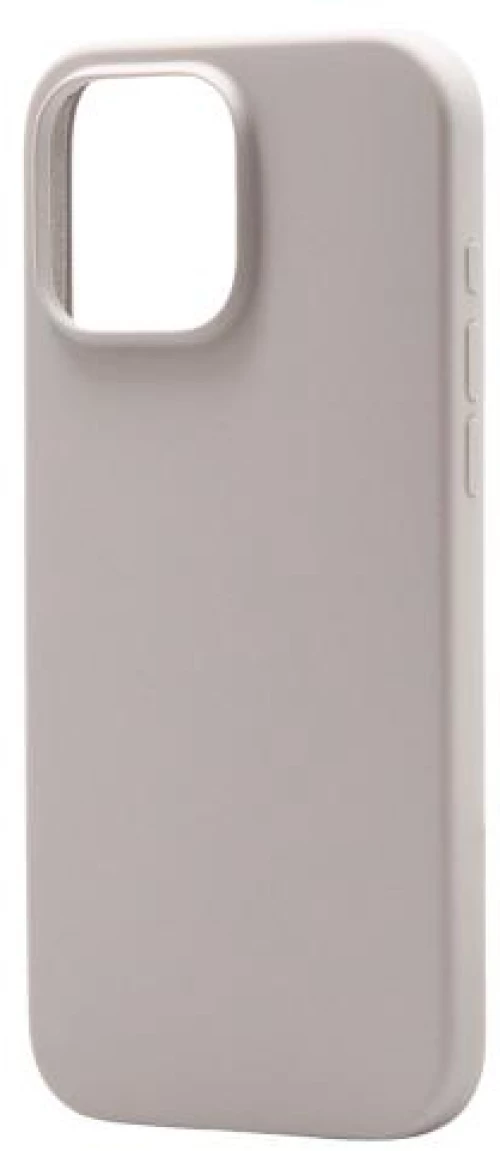 Θήκη Liquid Silicon inos Apple iPhone 16 Pro 5G Velvet Ανοιχτό Γκρι