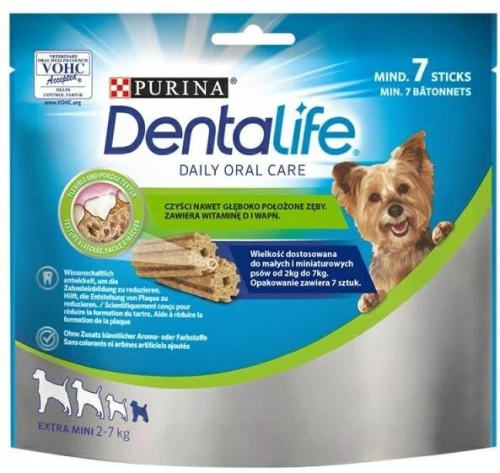 PURINA Dentalife Extra Mini - Dental snack for dogs - 69 g