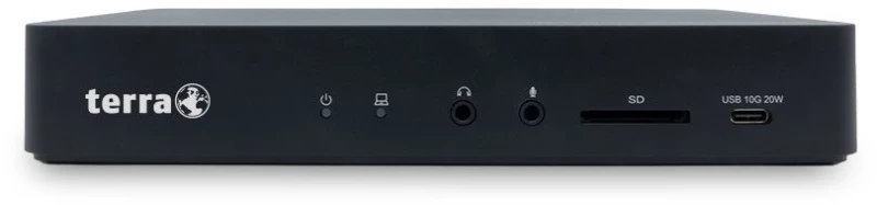 TERRA 1480375 laptop dock/port replicator Wired USB 3.2 Gen 1 (3.1 Gen 1) Type-C Black