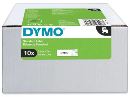 DYMO D1 Multipack - 9mm x 7m - Black auf White
