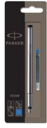 Parker Vector fountain pen Cartridge filling system Stainless steel 1 pc(s)