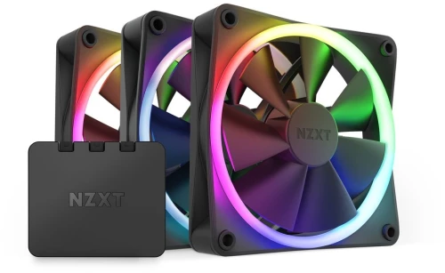 NZXT F120 RGB Triple Pack Computer case Fan 12 cm Black 3 pc(s)