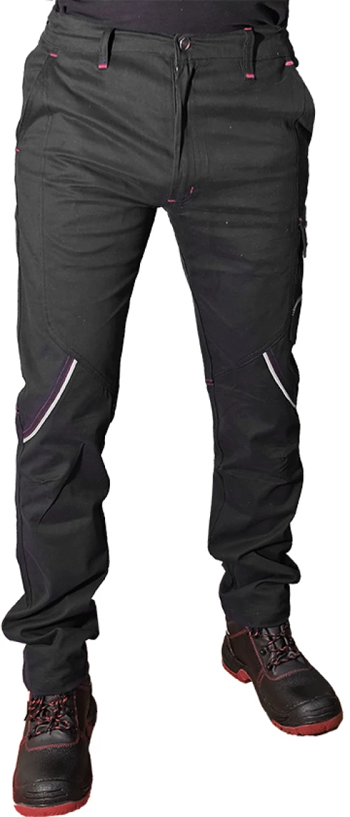 GTC Παντελόνι Εργασίας Theseus Stretch με ελαστίνη Μαύρο No.2XL