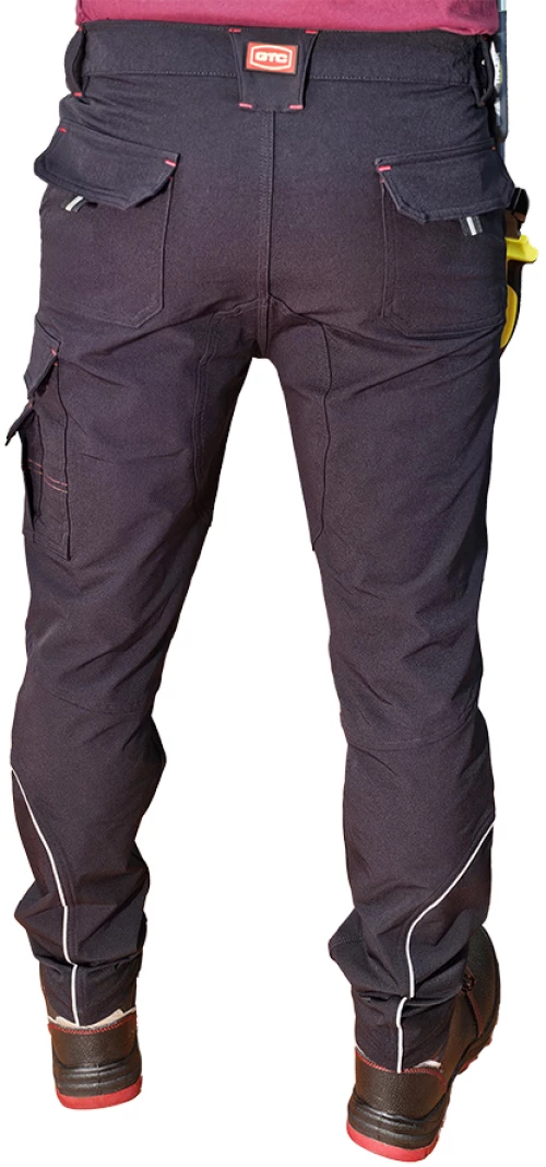 GTC Παντελόνι Εργασίας Hermes Stretch με ελαστίνη Μαύρο No.4XL