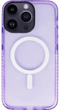 Vivid Magsafe Silicone Case Apple iPhone 14 Pro Max Purple