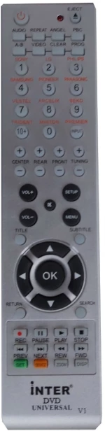 INTER DVD UNIVERSAL REMOTE CONTROL