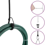 vidaXL Κορδόνια Ελαστικά Bungee με Γάντζο/Ανακλ. Ταινίες 50 τεμ 59 εκ.
