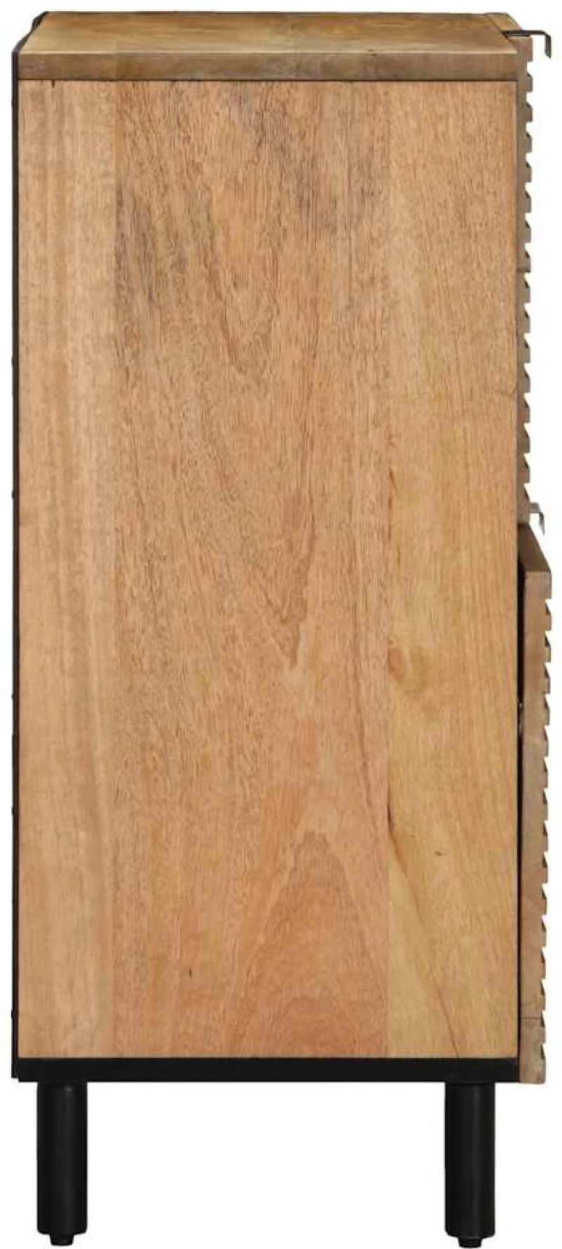vidaXL Sideboard καφέ 80x33x75 cm μασίφ ξύλο Mango