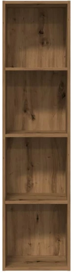 vidaXL Ντουλάπι βιβλίου/ΤV Ντουλάπι Artisan Oak 36x30x143cm