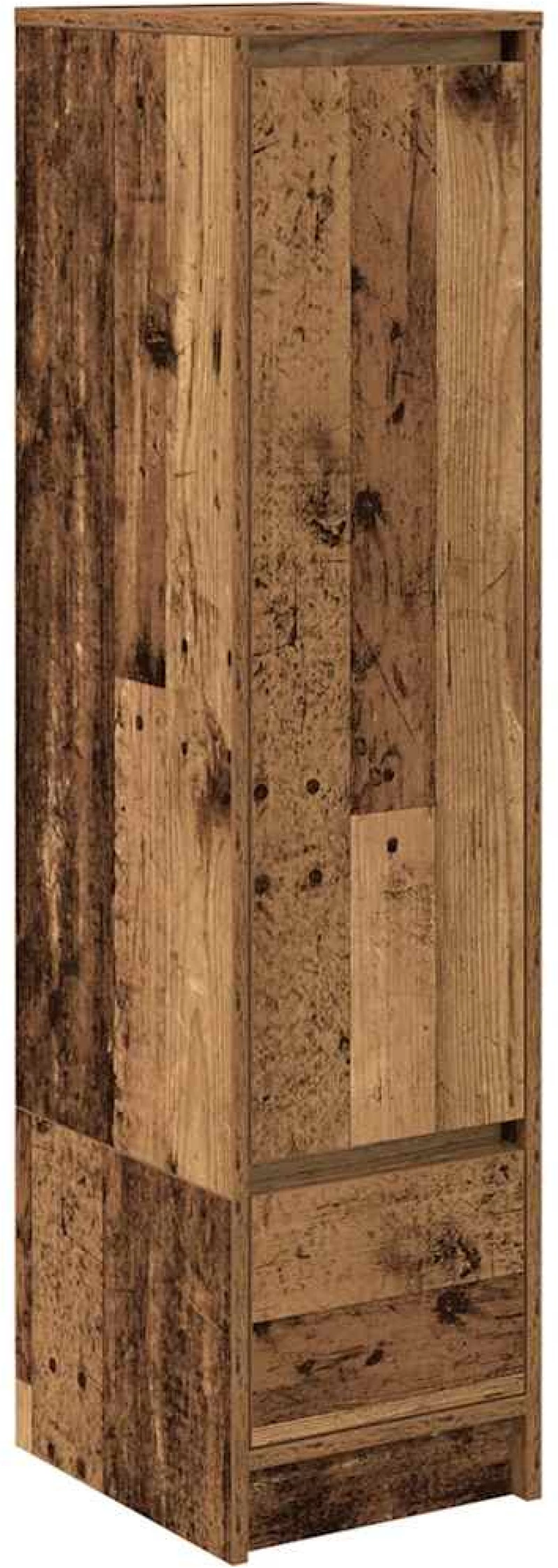 vidaXL Ντουλάπι Όψη Παλαιού Ξύλου 29,5x34x119,5 εκ. Επεξεργασμένο Ξύλο