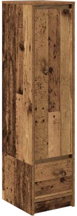 vidaXL Ντουλάπι Όψη Παλαιού Ξύλου 29,5x34x119,5 εκ. Επεξεργασμένο Ξύλο