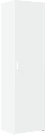 vidaXL Ντουλάπι Λευκό 50x42,5x185 εκ. από Επεξεργασμένο Ξύλο