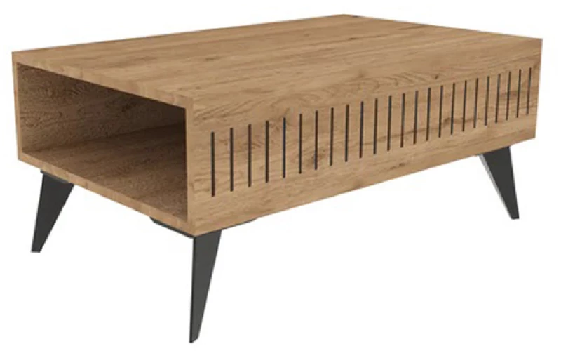 Τραπέζι Marla pakoworld σε oak απόχρωση 90x56x40εκ
