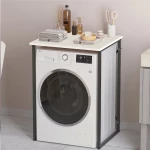 Έπιπλο πλυντηρίου Doyle Megapap χρώμα λευκό 67x60x92,8εκ.