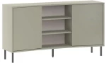 Μπουφές Frem Megapap χρώμα ash green 150x40x81εκ.