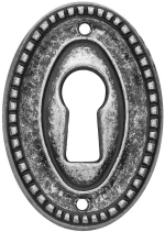 Roline 462 Επιστόμιο Ντουλάπας από Ζάμακ Old Silver 26x37mm