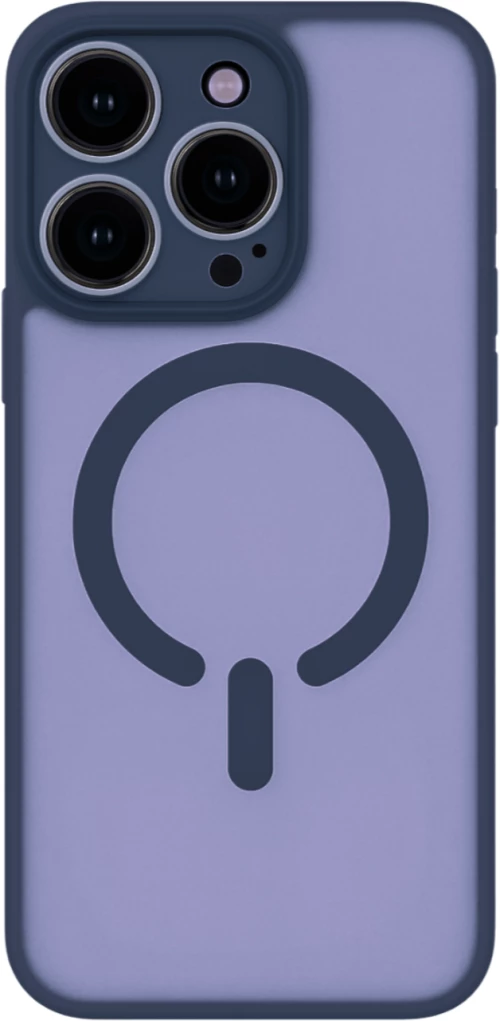 ObaStyle Semiclear Ματ Θήκη MagSafe για iPhone 16 Pro - Σκούρο Μπλε