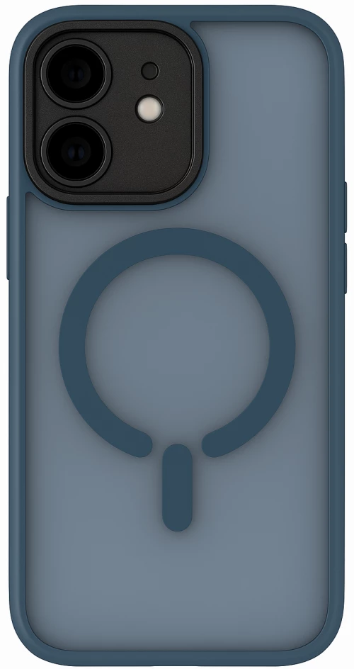 ObaStyle Semiclear Ματ Θήκη MagSafe για iPhone 11 - Σκούρο Μπλε