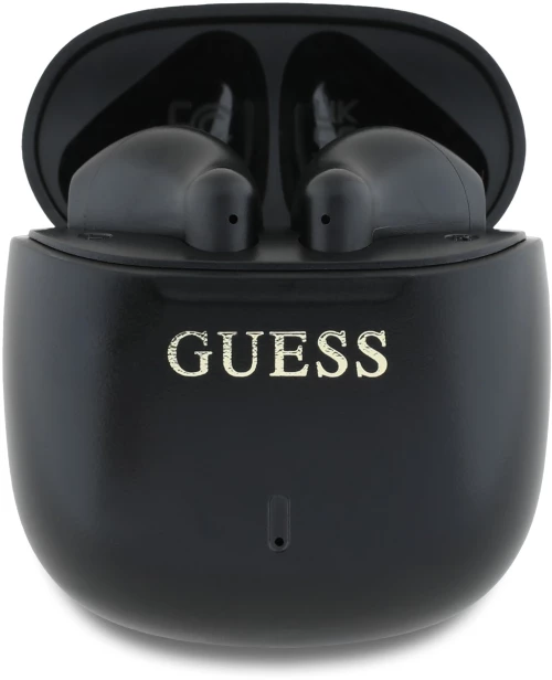 Guess Printed Classic Logo Bluetooth Stereo Headset True Wireless Ασύρματα Ακουστικά & θήκη φόρτισης Μαύρα – GUTWSJ14ESGK