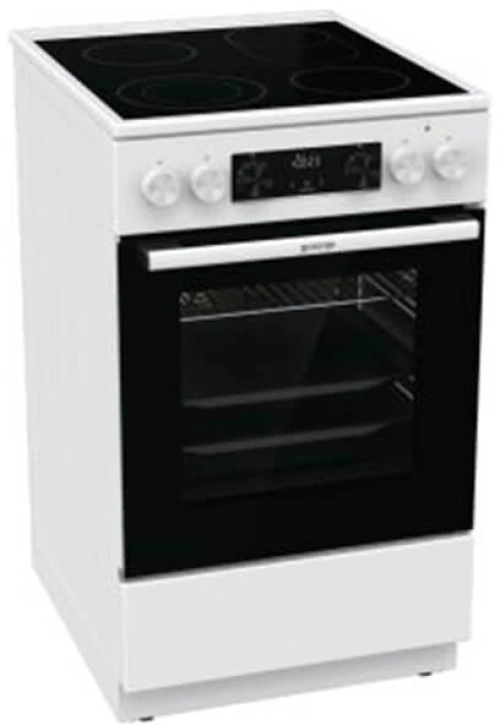Κουζίνα Gorenje GECS5C70WA 70lt Α με Κεραμικές Εστίες Π50εκ. Λευκή