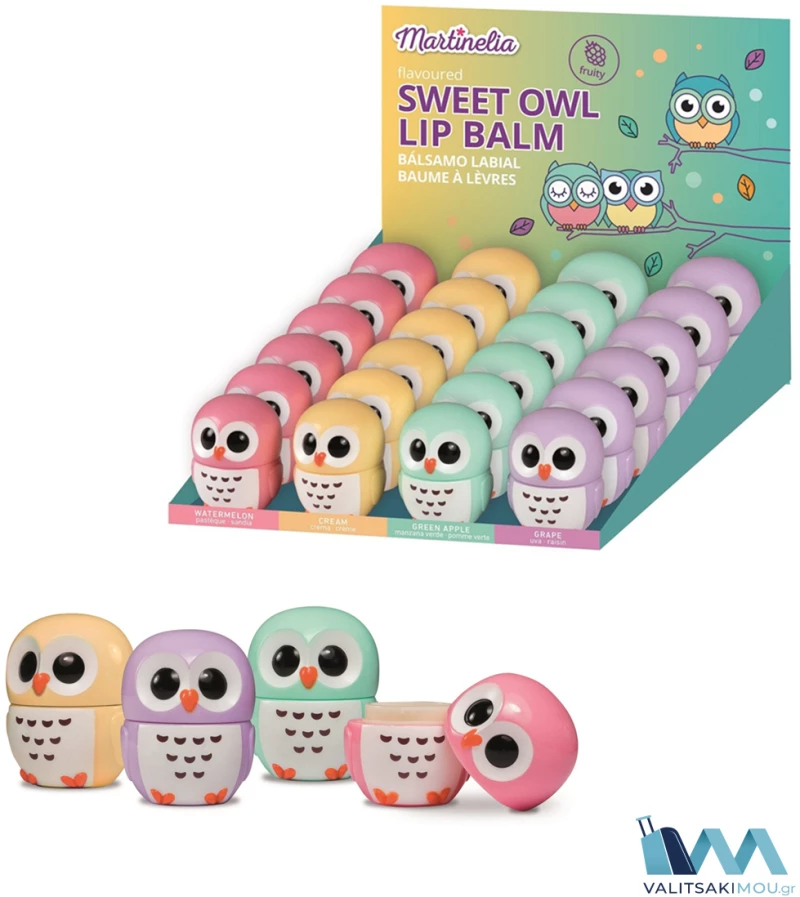 Martinelia 25610 Q, Sweet Owl Lip Balm, Lip Balm Παιδικό