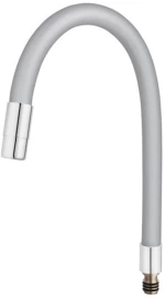 Karag Ferro Elastico W100S-B Εύκαμπτο Στόμιο για Μπαταρίες κουζίνας Ασημί