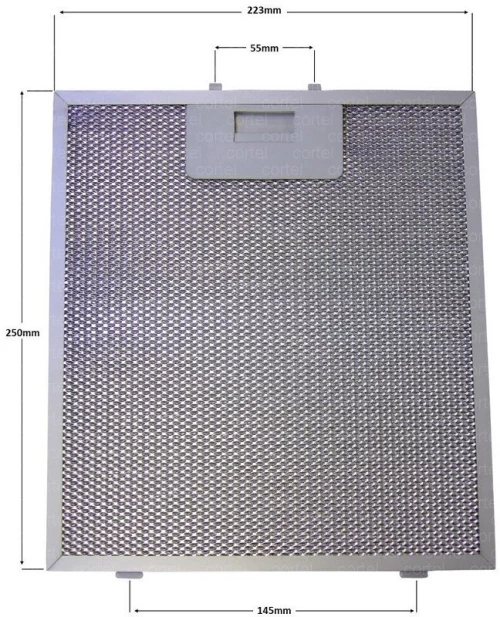 ΦΙΛΤΡΟ ΑΠΟΡΡΟΦΗΤΗΡΑ 222mm*248mm WHIRLPOOL AEG ELECTROLUX